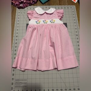 Smocked flower dress